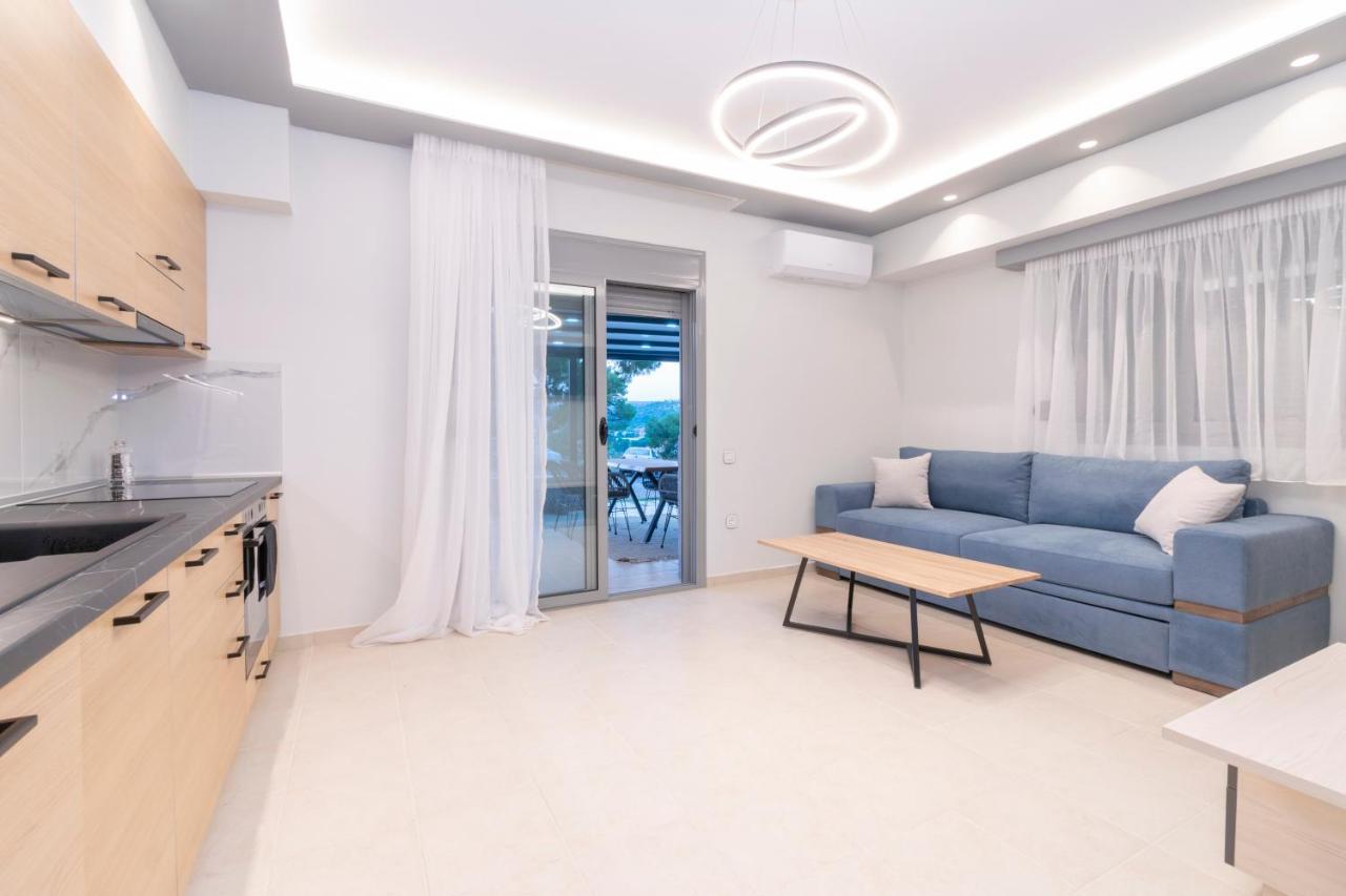 Sithoniars Luxury Ground Floor Apartment With Private Garden Neos Marmaras Bagian luar foto