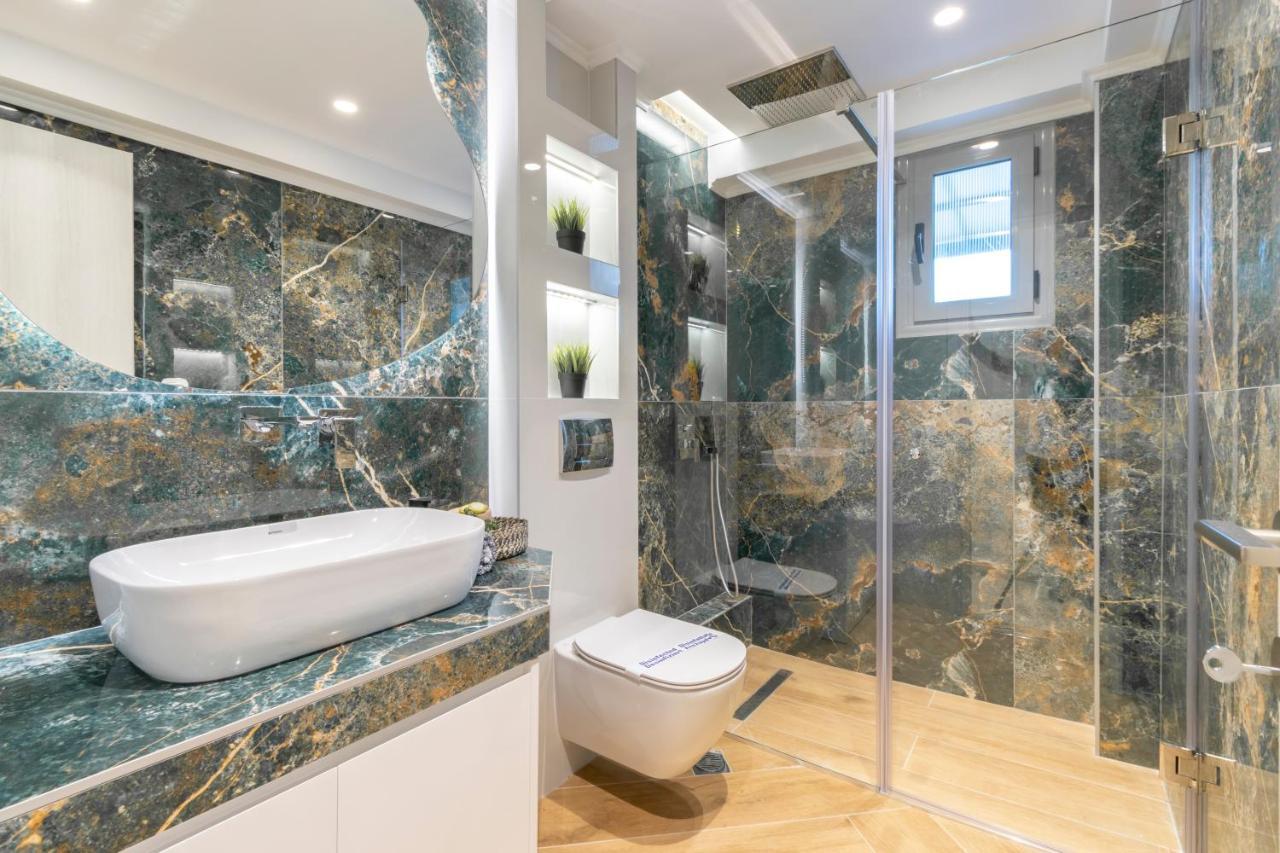 Sithoniars Luxury Ground Floor Apartment With Private Garden Neos Marmaras Bagian luar foto