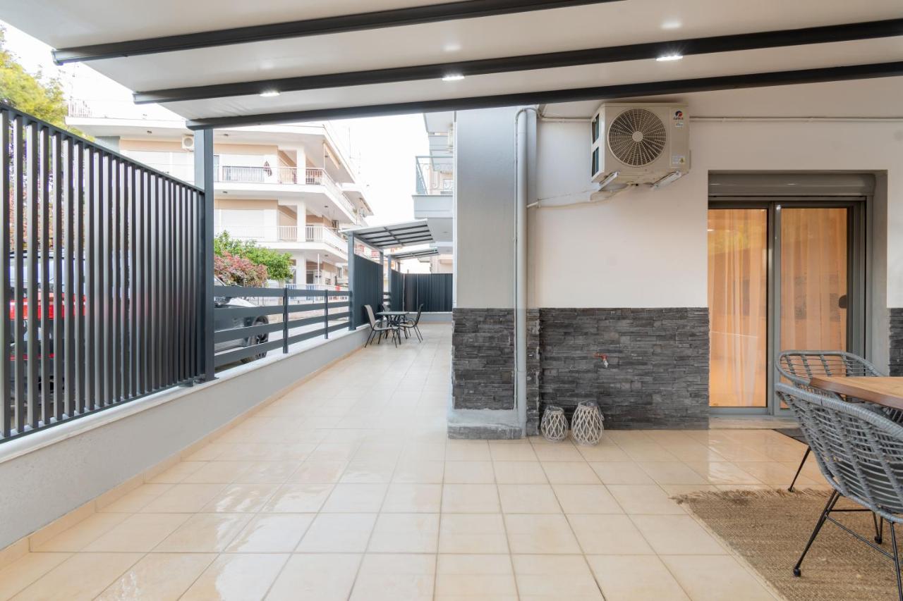 Sithoniars Luxury Ground Floor Apartment With Private Garden Neos Marmaras Bagian luar foto