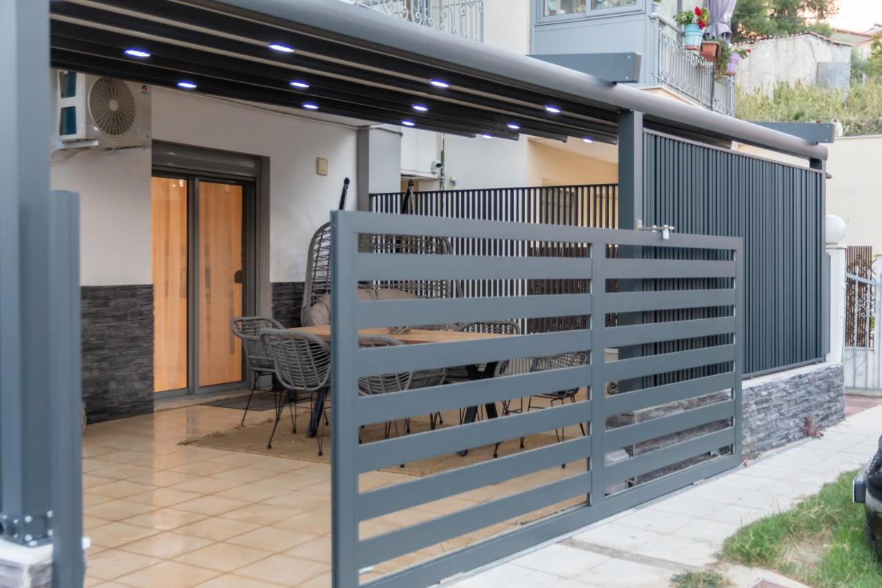 Sithoniars Luxury Ground Floor Apartment With Private Garden Neos Marmaras Bagian luar foto